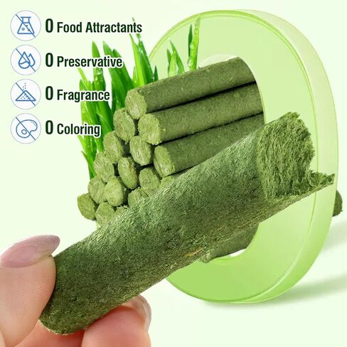 120g/4.23oz Cat Grass Teething Stick Hairballs,Chew Sticks for Cats,Catnip Toys Sticks Indoor Kitten Chew Stick in Kuwait