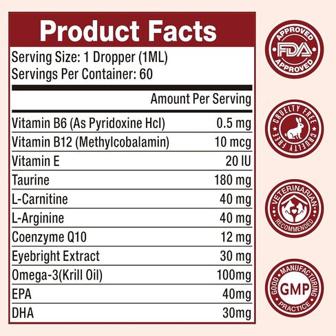 Taurine Drops for Dogs & Cats in Kuwait