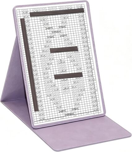 Cowenhey A4 Knitting Pattern Holder, Large Knitting Chart Holder with 4 Replacement Magnets, Holder Foldable Chart Keeper for A4 Paper, for Cross Stitch, Needlework in Saudi Arabia