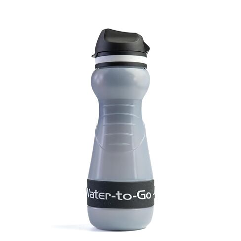 زجاجة فلتر مياه Water-to-Go Active (26oz/75cl) - مثالية للسفر الدولي والمشي لمسافات طويلة والتخييم وحقائب الظهر - متضمنة. فلتر تنقية 3 في 1 in Kuwait
