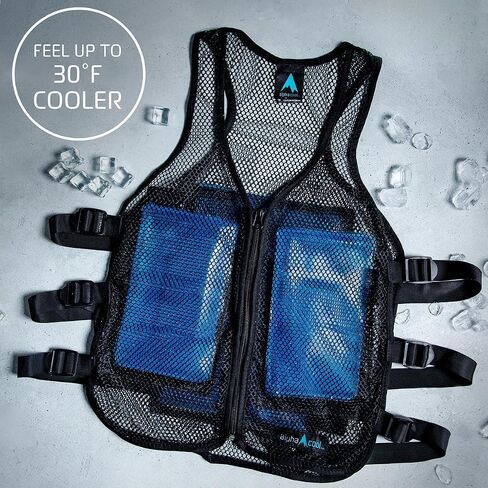 Alphacool Frosty Mesh Ice Vest with Replacement Ice Packs in Kuwait