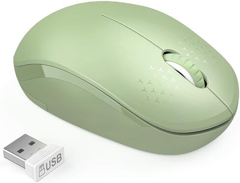seenda Wireless Mouse for Laptop, 2.4G Noiseless Computer Mouse,Mint Green in Kuwait