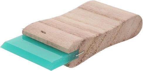 Professional-Grade Screenprinting Squeegee for Fabric and Plastic with Wooden Handle and Silicone Blade, Flat Design for Precise Ink Application in Multiple Screen Printing in Kuwait