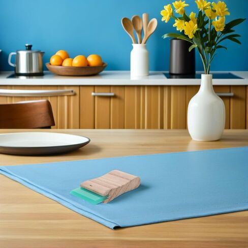 Professional-Grade Screenprinting Squeegee for Fabric and Plastic with Wooden Handle and Silicone Blade, Flat Design for Precise Ink Application in Multiple Screen Printing in Kuwait