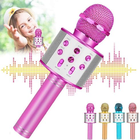 Kids Karaoke Microphone for Girls Ages 3-8, Fun for Home & Party in Kuwait