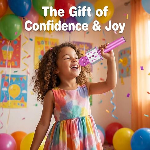 Kids Karaoke Microphone for Girls Ages 3-8, Fun for Home & Party in Kuwait