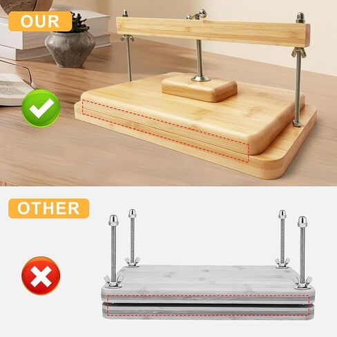 Bamboo Book Press, 11x7.9 in Book Binding Press, Portable Bookbinding Kit，Easy Assemble Book Making Kit for DIY & Beginners, Craft Lovers in Saudi Arabia