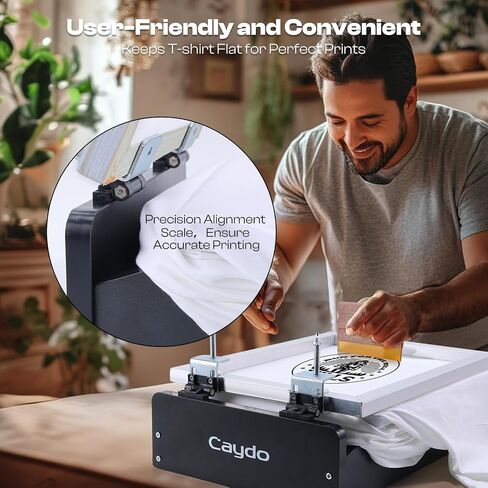 Caydo Screen Printer, 1 Color 1 Station Silk Screen Printing Press in Kuwait