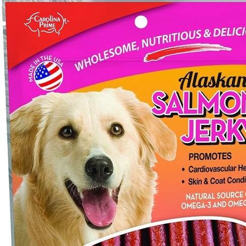 Carolina Prime Pet 40192 Salmon Jerky Treat For Dogs ( 1 Pouch), One Size (packaging may vary) in Kuwait