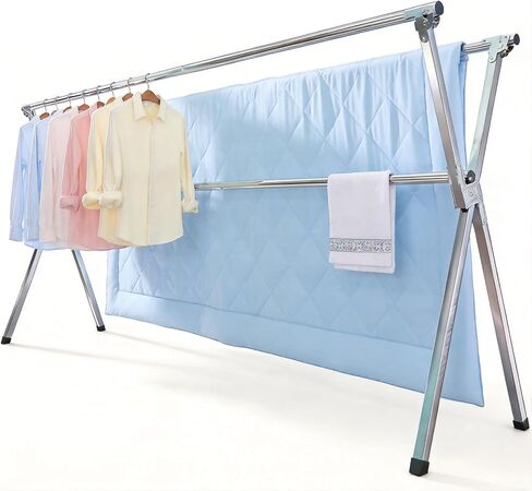 83" Clothes Drying Rack Folding Indoor Outdoor Drying Rack Clothing in Kuwait