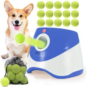 SOCO Automatic Ball Launcher for Dogs, 15 2-Inch Balls, Blue in Saudi Arabia