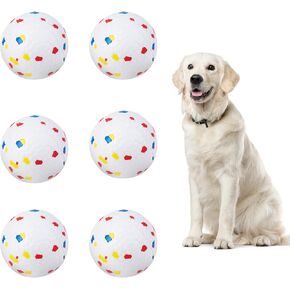 Pet Prime Upgraded Automatic Ball Launcher for Large Dogs,Rechargeable Dog Ball Thrower for Outdoor Exercise & Interactive Play,Adjustable 10-64ft Thrower with 6PCS 2.5" ETPU Balls,1 Dog Whistle in Saudi Arabia