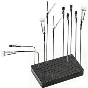 Model Painting Stand with Alligator Clip Sticks, Bendable Reverse Clips No Block Surface for Miniature Painting in Kuwait