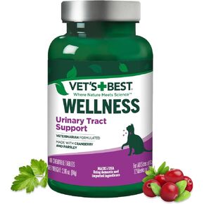 Vet's Best Cat Urinary Tract Support Chewables | Supports A Healthy Urinary Tract in Cats | 60 Chewable Tablets in Saudi Arabia