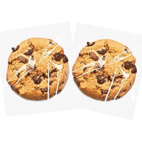 SUREHOME Cookie Bags with Seal, 200 Pcs 5x6 Inch Clear Self Sealing Cellophane Bags for Cookie Packaging Resealable Cello Treat Bag Plastic Individual Cookies Bag for Gift Giving Favors Candy Wrappers in Saudi Arabia