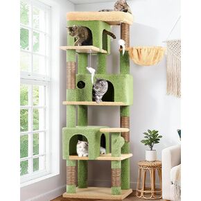 Globlazer F66 Corner Cat Tree, 66in Multi-Level Climbing Tower, Dark Grey in Kuwait