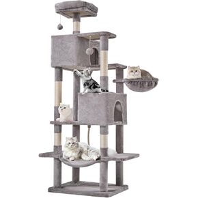 Large 66 Inch Cat Tree Tower with Sisal Scratching Post in Kuwait