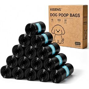 Dog Poop Bags 300 Count Leak Proof Easy Tear 15 Rolls Dog Waste Bags in Saudi Arabia