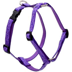LupinePet Originals 3/4" Jelly Roll 12-20" Adjustable Roman Dog Harness for Small Dogs in Saudi Arabia