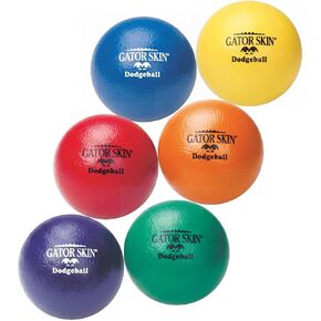 Gator Skin S&S Worldwide Foam Dodgeballs, Easy Grip Starter Balls, Low Density Foam, 6 Inch, 6 Pack in Kuwait