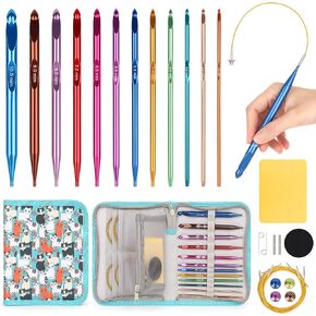 Aeelike Interchangeable Tunisian Crochet Hooks, Smooth & Ergonomic, Color C in Kuwait