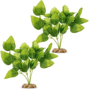 2Pcs Silk Aquarium Plants, 9.8 Inch Artificial Silk Plants for Fish Tank in Kuwait