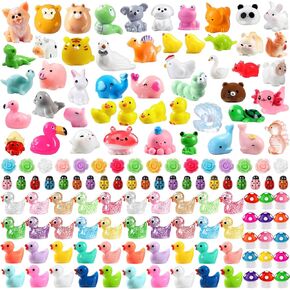 DULEFUN 200pcs Luminous Mini Resin Duck 10 Colors in Kuwait