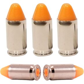 S.T. Action Pro .380 Cal Dummy Rounds – Orange Safety Trainer Dummy Rounds, Reusable Dry Fire Training Ammunition for Gun Owners - Veteran-Owned, Assembled in the USA in Saudi Arabia