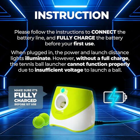 OYE Dog Ball Launcher, Automatic Balls Thrower with 6 Balls for Dog, 2 Tennis Balls Throwing Machine with 10-30 ft Throw Distance, Interactive Pet Toys for Small and Medium Dogs (Green) in Saudi Arabia