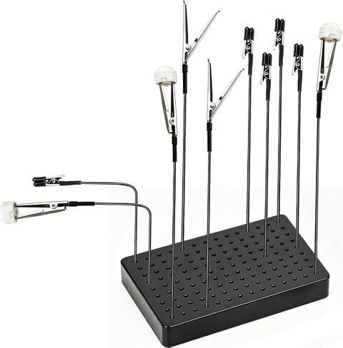 Model Painting Stand with Alligator Clip Sticks, Bendable Reverse Clips No Block Surface for Miniature Painting in Kuwait