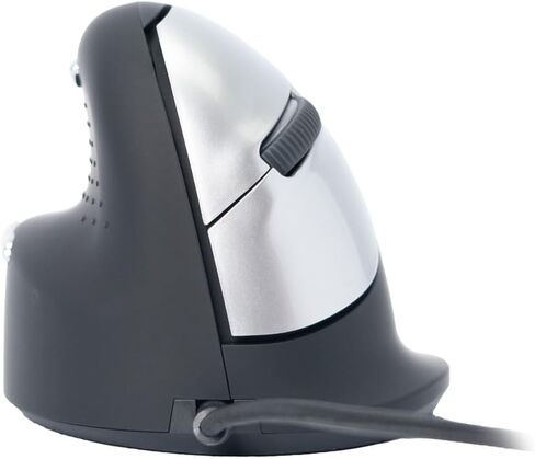 R-Go HE Vertical Ergonomic Mouse Wireless Bluetooth 5.0, Break Software, Prevents Tennis Elbow/Mouse Arm RSI, Rechargeable, Silent Click, 5 Buttons - Compatible Windows/Mac/Android/Linux in Kuwait