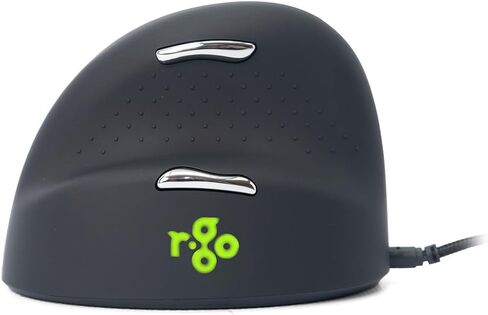 R-Go HE Vertical Ergonomic Mouse Wireless Bluetooth 5.0, Break Software, Prevents Tennis Elbow/Mouse Arm RSI, Rechargeable, Silent Click, 5 Buttons - Compatible Windows/Mac/Android/Linux in Kuwait