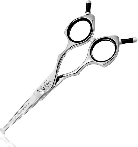 HASHIMOTO Dog Grooming Scissors, Curved Scissors for Dog Grooming, 6.5 inch, 30 Degree of Curved Blade,Light Weight, Pet Shears for Trimming Face and Paws. in Kuwait
