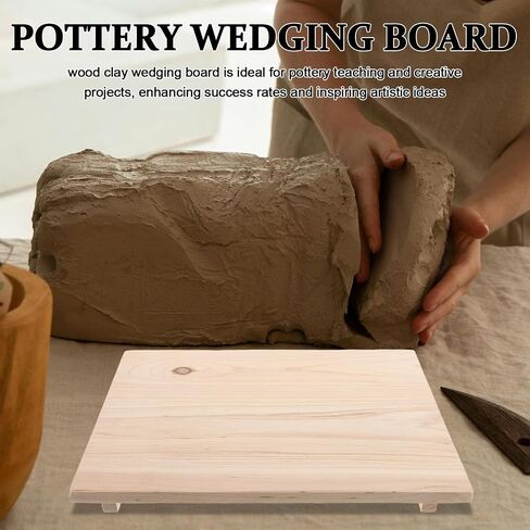 Pottery Board for Clay Modeling, Wooden Drying Board for Artists in Kuwait