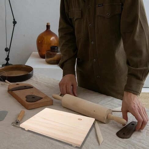 Pottery Board for Clay Modeling, Wooden Drying Board for Artists in Kuwait