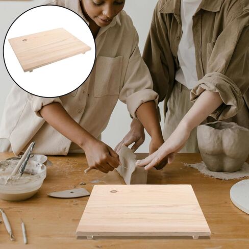 Pottery Board for Clay Modeling, Wooden Drying Board for Artists in Kuwait