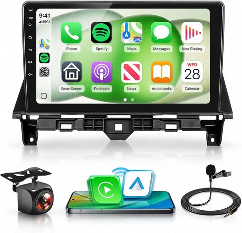 2G 32G Android Car Stereo Radio for Honda Accord 2008-2013, 10.1 Inch Touch Screen Support Wireless CarPlay Android Auto Mirror Link Bluetooth FM/RDS GPS WiFi SWC Backup Camera in Kuwait