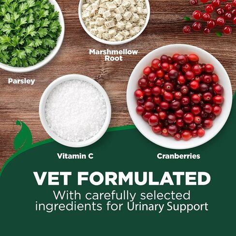 Vet's Best Cat Urinary Tract Support Chewables | Supports A Healthy Urinary Tract in Cats | 60 Chewable Tablets in Kuwait