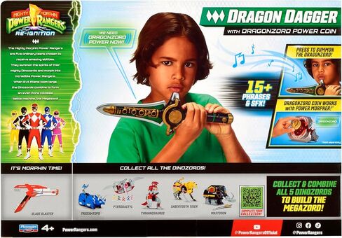 Power Rangers Mighty Morphin Re-Ignition - Dragon Dagger Role Play by Playmates Toys in Kuwait