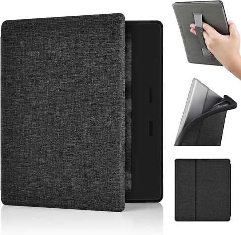 Case for 7" Kindle Oasis 10th Gen 2019 Release and 9th Gen 2017 Release(Model: S8IN40/CM24WI)- Slim Lightweight TPU Soft Shell, Cloth Pattern Cover with Auto Sleep/Wake in Kuwait