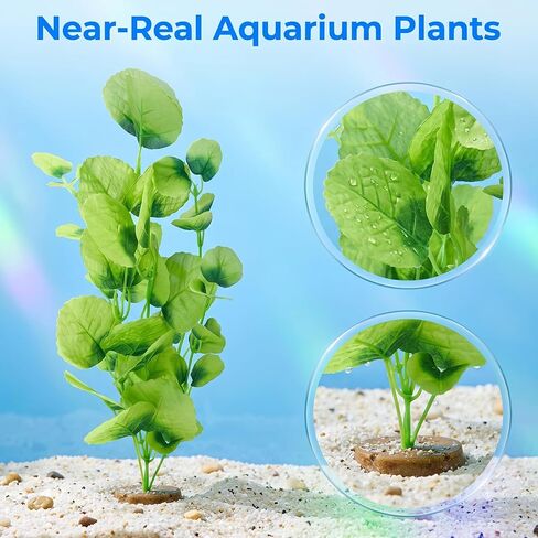 2 Pack 14 Inch Silk Aquarium Plants for Small Tank for Betta Fish in Saudi Arabia
