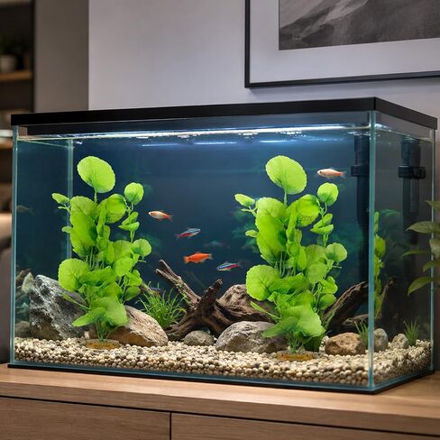 2 Pack 14 Inch Silk Aquarium Plants for Small Tank for Betta Fish in Saudi Arabia