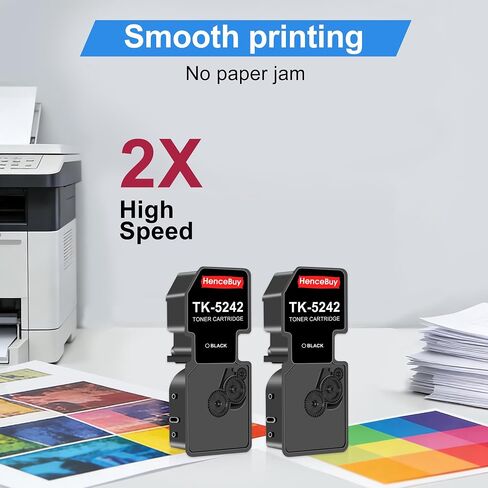 خرطوشة حبر متوافقة من وبالتالي شراء TK5242 TK-5242 لطابعات الليزر Kyocera ECOSYS P5026cdn P5026cdw M5526cdn M5526cdw (أسود سماوي أصفر أرجواني، 4 عبوات) in Kuwait