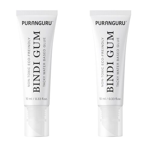 Bindi Gum Adhesive | 2 Pc | 10 ml | Non-Toxic | Tacky Water Based Body Glue in Saudi Arabia