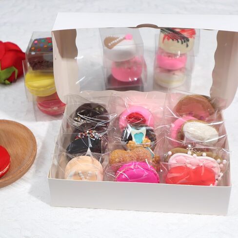TEMLQPACK100Pcs Self - sealing 3x3 Inch Clear Cellophane Bags - Perfect for Packaging Chocolate - covered Oreos, Macarons, etc. - Party Edition in Saudi Arabia