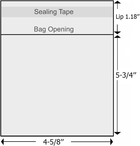 200Pcs 4-5/8''X 5-3/4'' Cello Cellophane Bags Sleeves Fit A2 Cards Envelope in Saudi Arabia