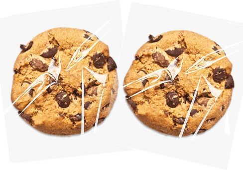 SUREHOME Cookie Bags with Seal, 200 Pcs 5x6 Inch Clear Self Sealing Cellophane Bags for Cookie Packaging Resealable Cello Treat Bag Plastic Individual Cookies Bag for Gift Giving Favors Candy Wrappers in Saudi Arabia