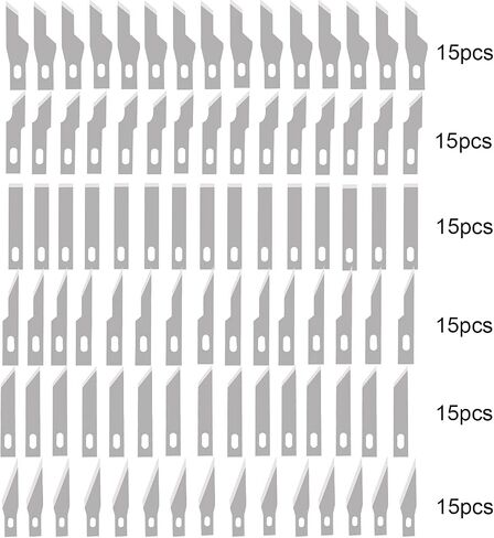 90PCS Knife Blades Precision Craft Knife Set, for DIY Artwork, Cutting, Models, Scrapbook in Kuwait
