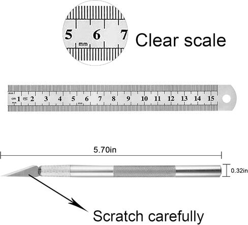 90PCS Knife Blades Precision Craft Knife Set, for DIY Artwork, Cutting, Models, Scrapbook in Kuwait