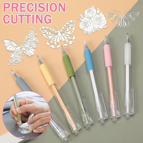 Craft Cutting Tools, 25 Pcs Knife Pen with Mini Sharpener in Saudi Arabia